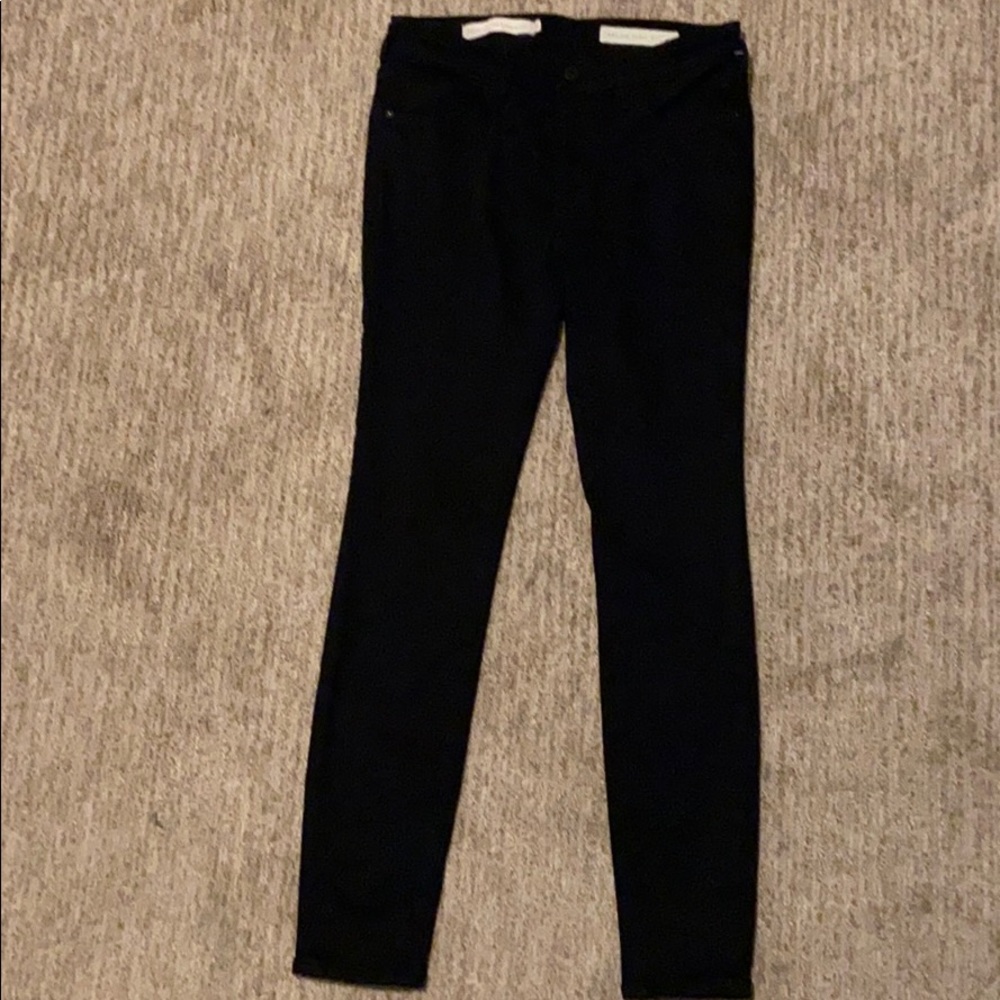 Pilcro and the Letterpress black skinny Jean
